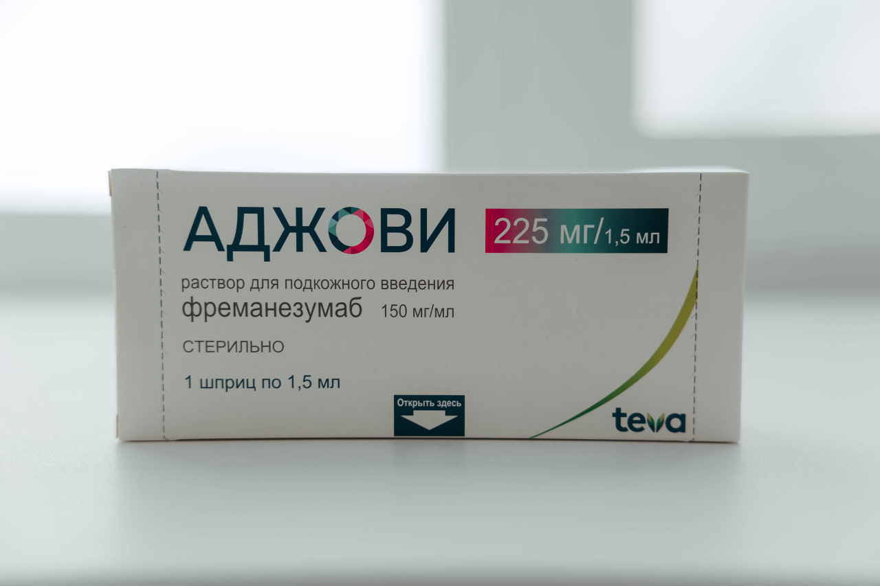 Лечение мигрени в Ульяновске: препараты Аджови и Иринекс