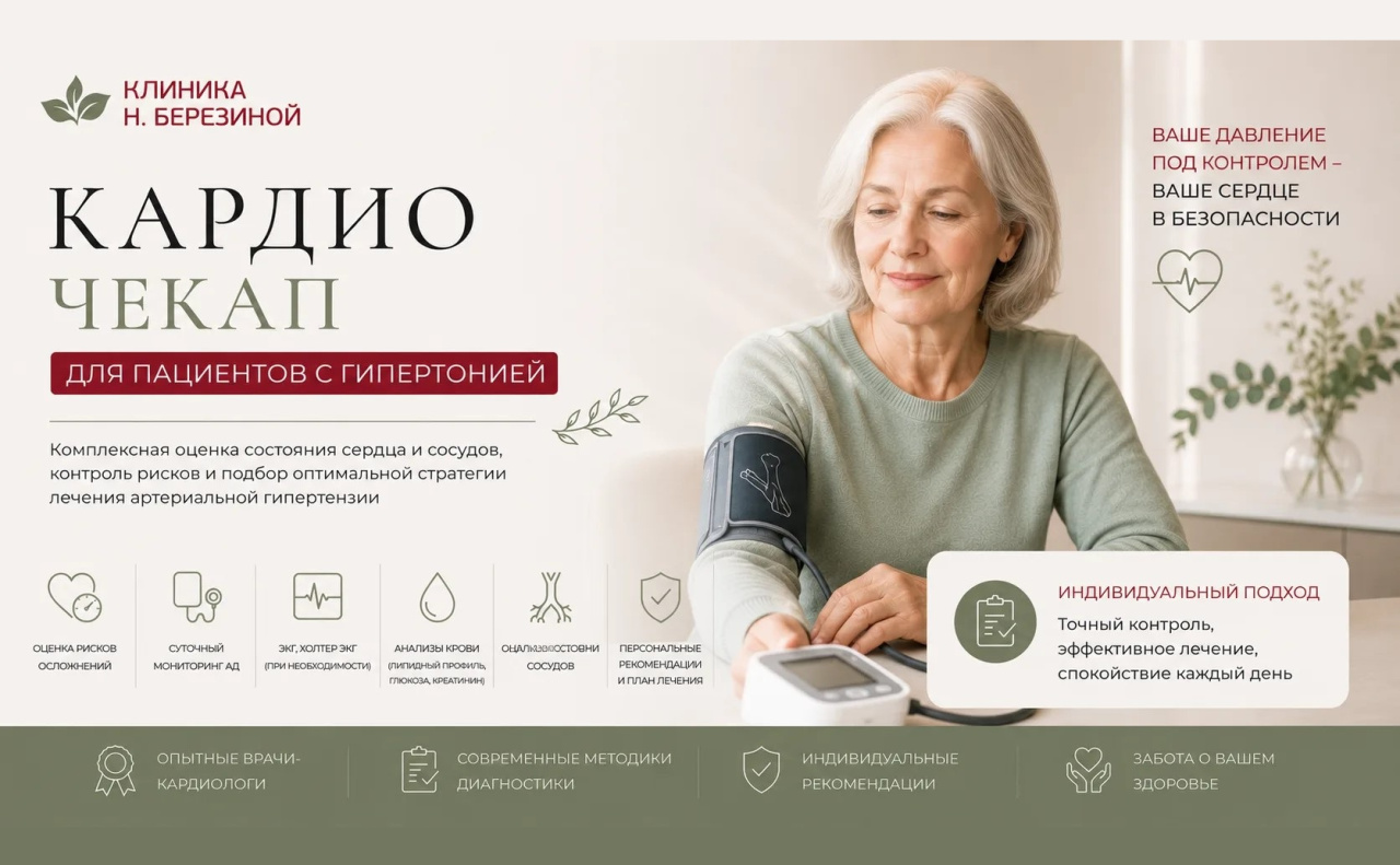 Кардио Чекап для пациентов с гипертонией
